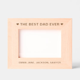 Den bästa pappan någonsin Hjärtan och namn