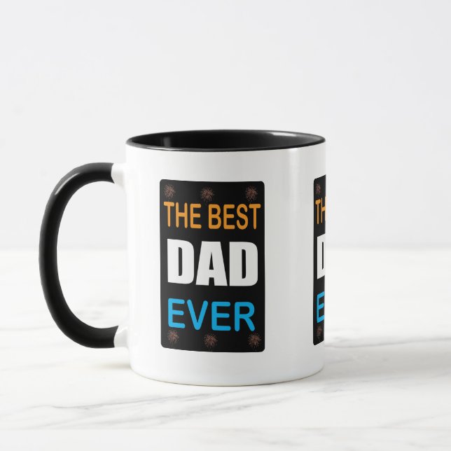 Den bästa pappan någonsin Mugg-Bästa pappagåvan fö Mugg (Vänster)