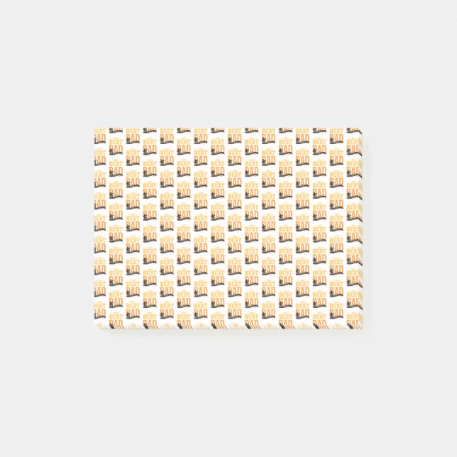 Den Bästa Pappan Någonsin Post-it Block (Framsida)
