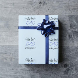 Den bästa pappan på planeten Personlig minimalism Presentpapper