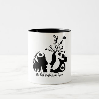 den bästa parten i brottsligheten Två-Tonad mugg