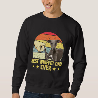 Den bästa piskepunkten Pappa någonsin Retro Vintag Lång Ärmad Tröja