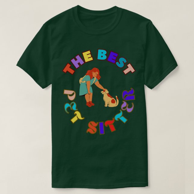 Den bästa platshållarplatshållaren för platta Hund T Shirt (Design framsida)