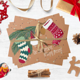 Den bästa presenten. Anpassningsbar Helgkort