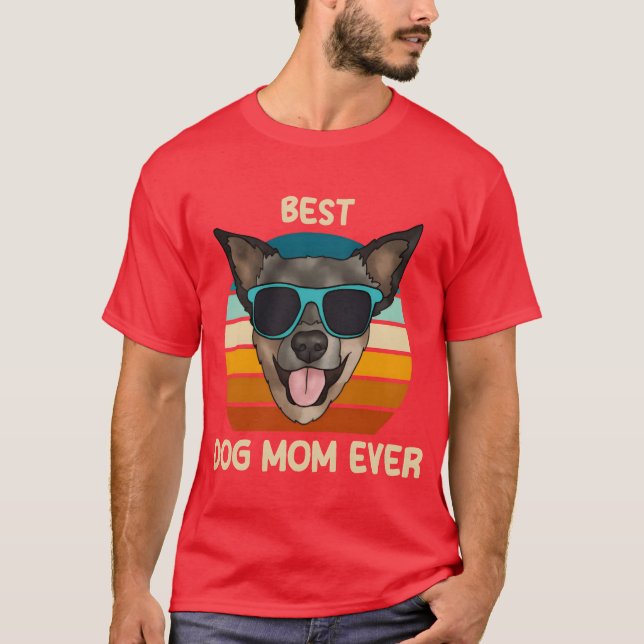 Den bästa presentflickan i Cattle-Hund Hund någons T Shirt (Framsida)