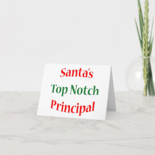 Den bästa rektor göra hack i helgkort