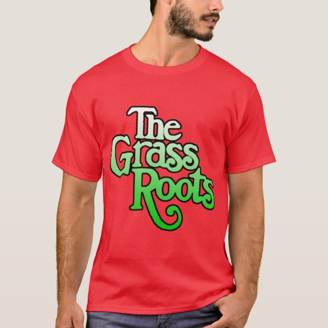 Den bästa rockbandet favorit gräsrötterna frie t shirt (Framsida)