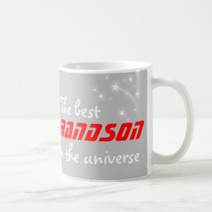 Den bästa sonen i universum röda grått mugg