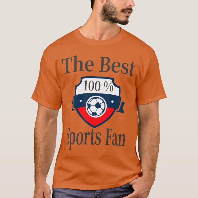 Den bästa sportfansfamiljen t shirt (Framsida)