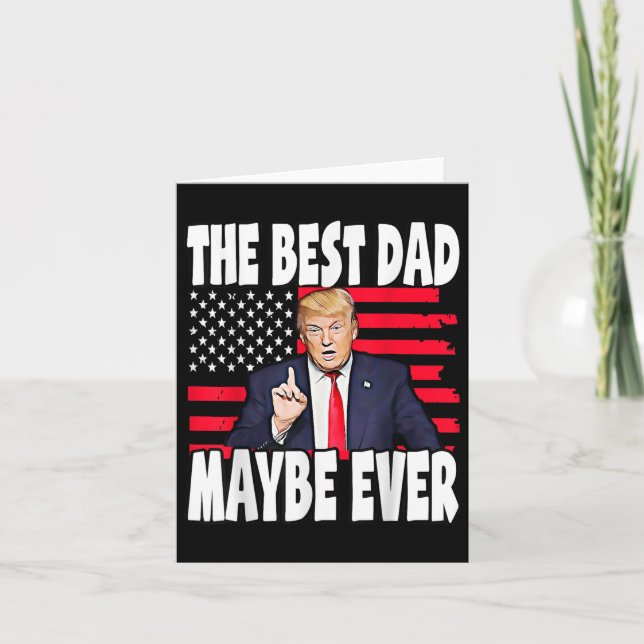 Den bästa supporttrenden för Pappa kanske någonsin Kort (Framsida)