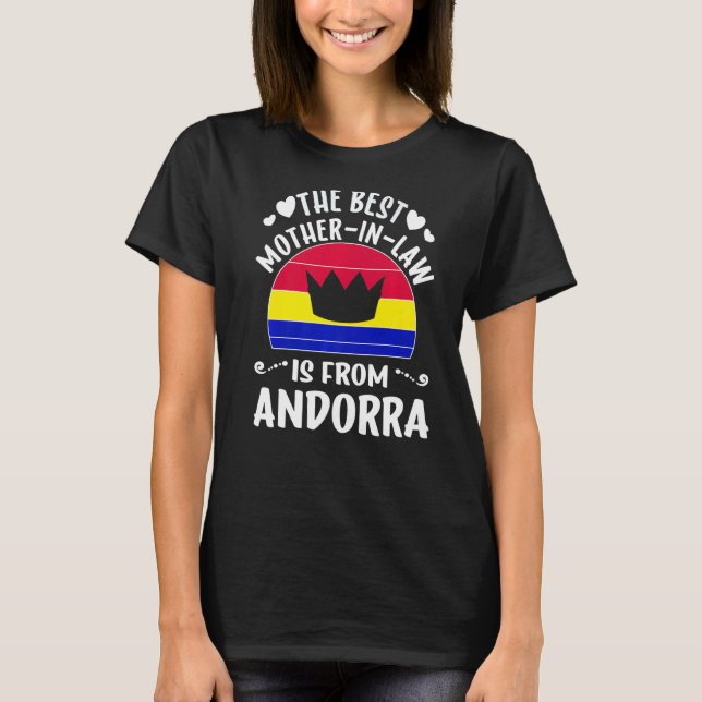 Den bästa Svärmorna är Andorra Mor T Shirt (Framsida)
