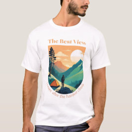 Den bästa synen kommer efter den svåraste klättrin t shirt