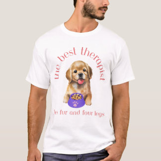 Den bästa terapin har Päls och fyra Ben T Shirt