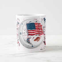 Den bästa utformningen av amerikanska flagga på mu
