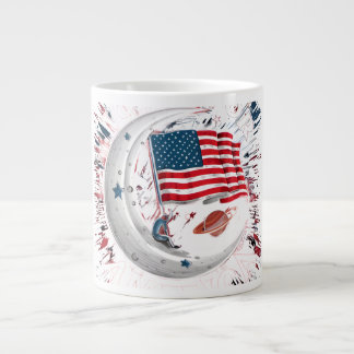 Den bästa utformningen av amerikanska flagga på mu jumbo mugg