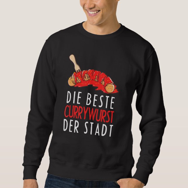 Den bästa valutaswurst Der Stadt Snack Box Lång Ärmad Tröja (Framsida)