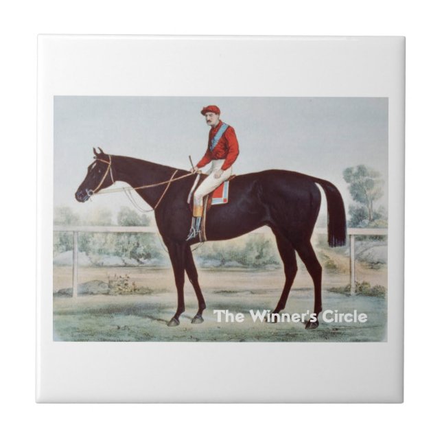 Den BÄSTA vinnaren cirklar Kakelplatta (Framsidan)