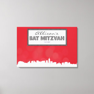 Den bat mitzvah KLASSIKERBROADWAY puben Canvastryck