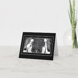 Den Beardsley art nouveauänglar noterar kort