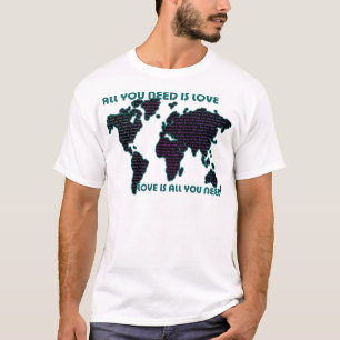 Den Beatles all världen som du behöver, är kär T Shirt