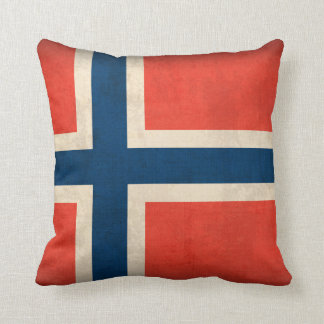 Den bedrövade norgeflagga kudder kudde