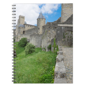 Den befästa staden Carcassonne Anteckningsbok