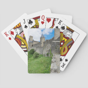 Den befästa staden Carcassonne Casinokort
