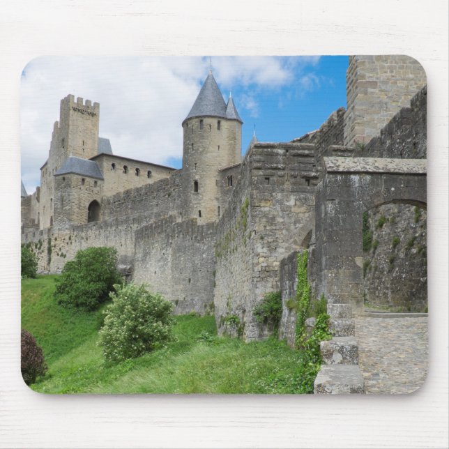 Den befästa staden Carcassonne Musmatta (Framsidan)
