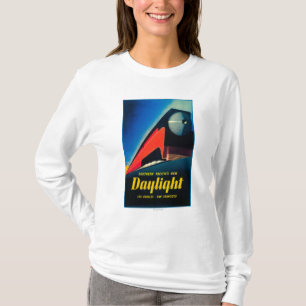 Den befordrings- affischen för dagsljuståg t shirt