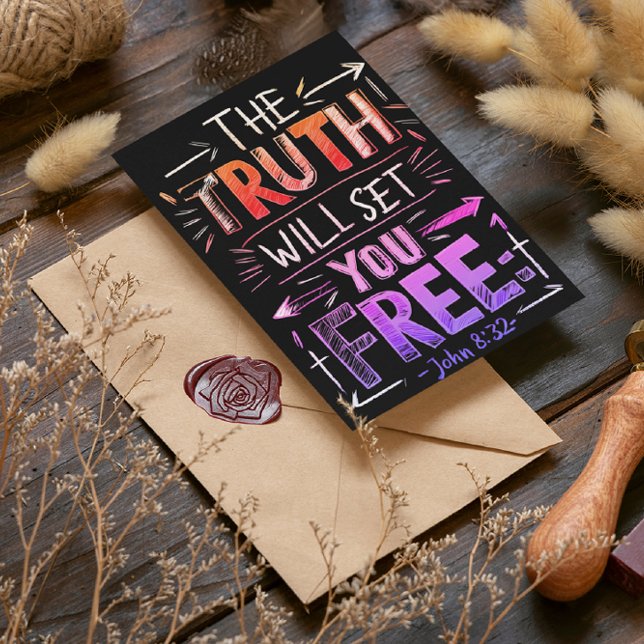 Den befriande sanningen vykort (Skapare uppladdad)