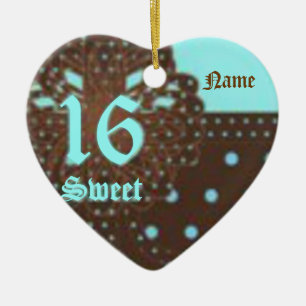 Den begåvade prydnaden för sweet sixteen - julgransprydnad keramik