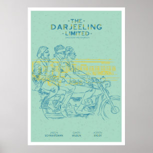 Den Begränsada alternativa filmen Darjeeling Poster