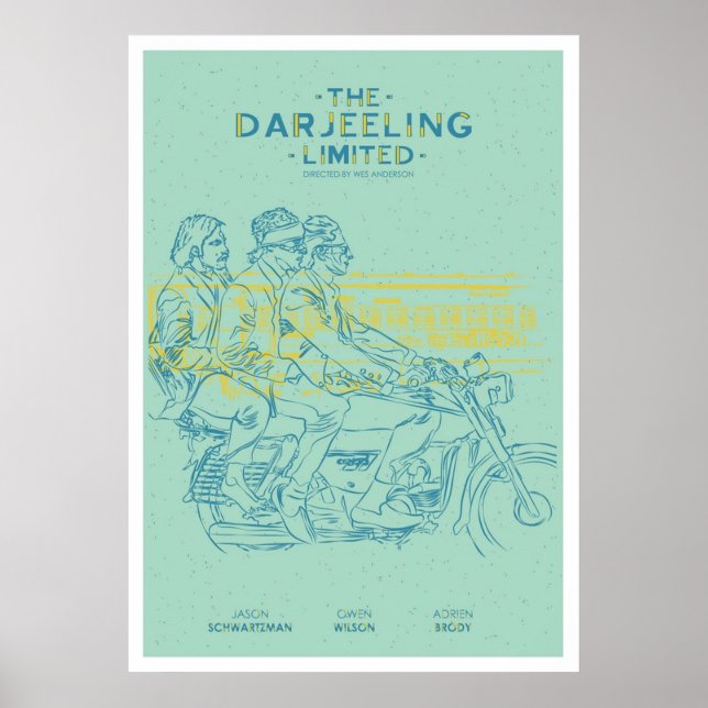 Den Begränsada alternativa filmen Darjeeling Poster (Framsidan)