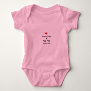 Den begynna Mamma-Mamman & Pop-Popet älskar mig Tee Shirt