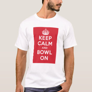 "Den behållalugn och bunken på" - tända (manar) T-shirt