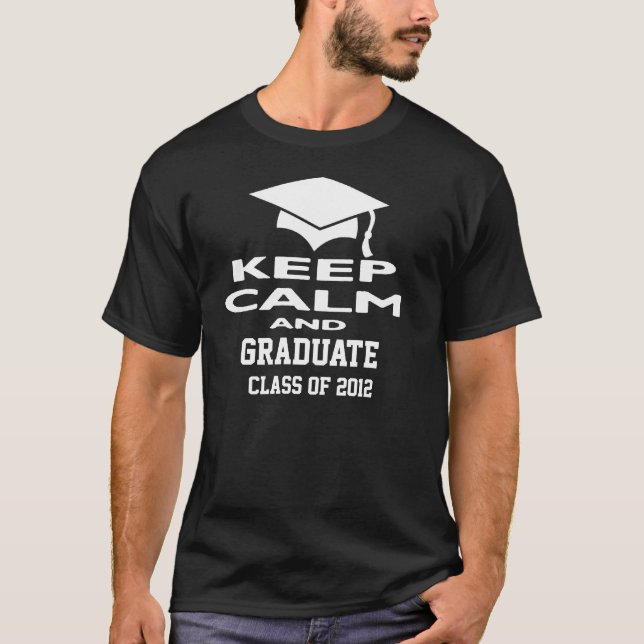 Den behållalugn och studenten klassificerar av tee shirt (Framsida)