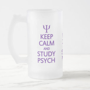 Den behållalugn- & studiePsych muggen - välj sti Frostat Ölglas