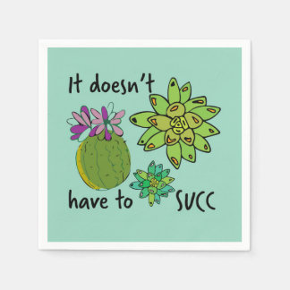 Den behöver inte sucera pappersservett