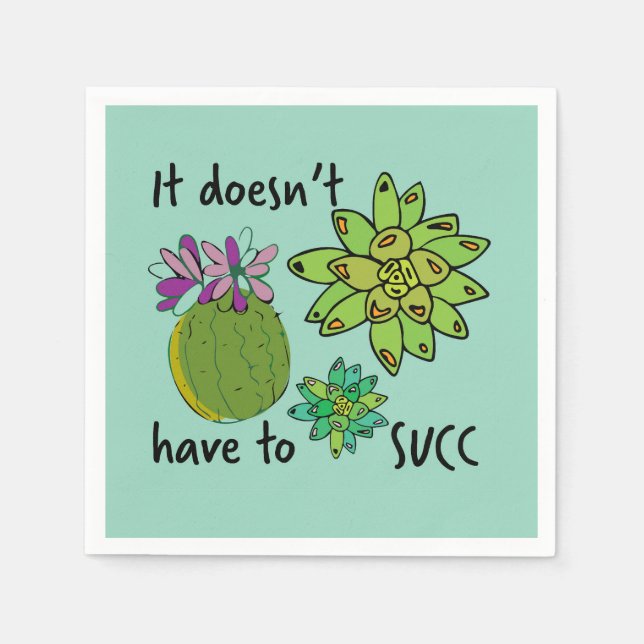 Den behöver inte sucera pappersservett (Framsidan)