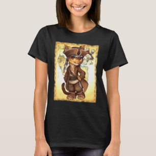 Den beklagliga katt som Pirat-skatt T Shirt