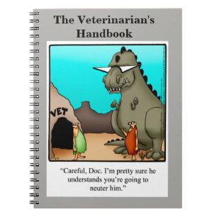 Den bekväma veterinärens anteckningsbok Humor
