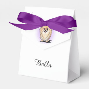 Den Bella Pomeranian partyfavören hänger lös Presentaskar