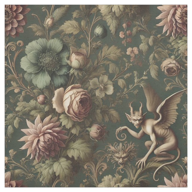 Den belysta Watcher-Gothic Påstående-plattan Tyg (Provkarta)