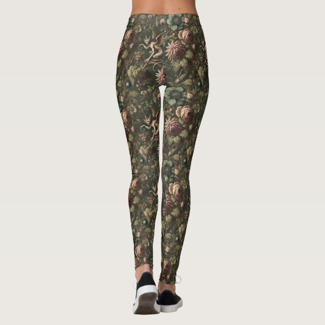 Den belysta Watcher - Gothic Victorian Leggings (Baksida)