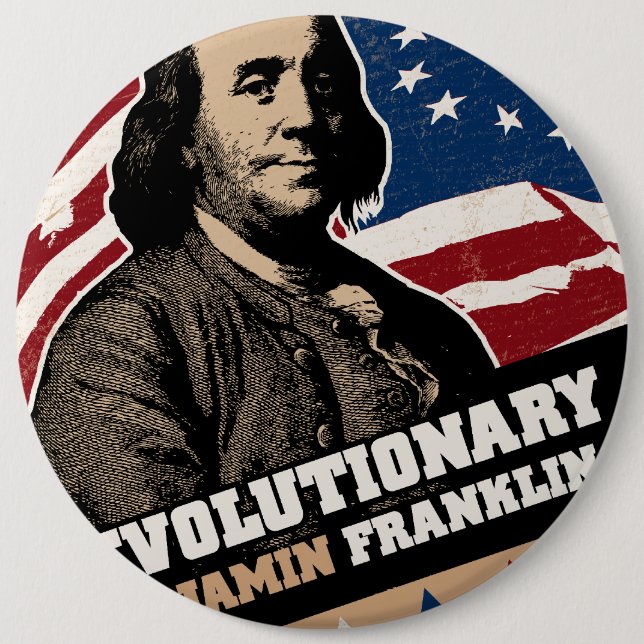 Den Benjamin Franklin revolutionären knäppas Knapp (Framsida)