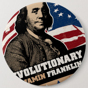 Den Benjamin Franklin revolutionären knäppas Knapp