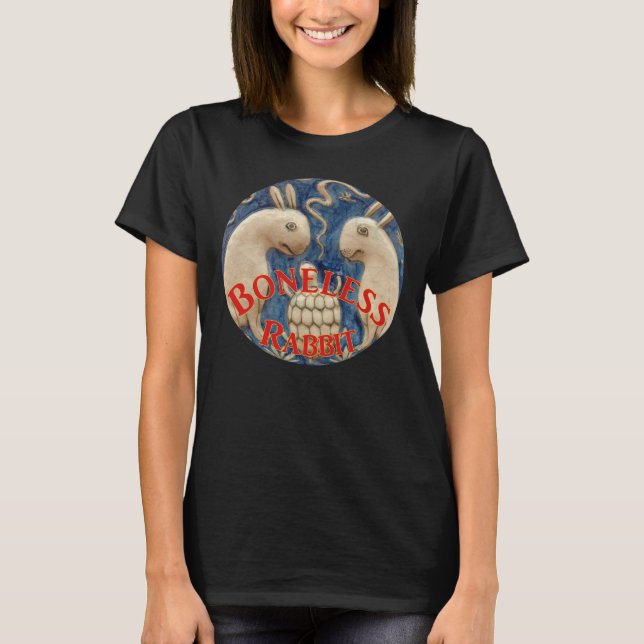 Den Benlösa Kaninens Europeiska Resor T Shirt (Framsida)