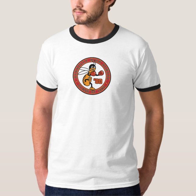 Den Berkley högstadiet cirklar design T-shirt (Framsida)