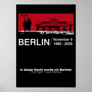 Den Berlin väggen Poster