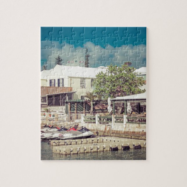 Den Bermuda jeten skidar Pussel (Vertikal)